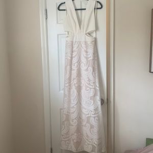 BCBGMAXAZRIA Marilyne Dress in White